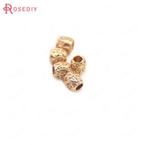 10PCS 5.5x5MM High Champagne Oval Spacer Beads DIY Jewelry