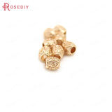 10PCS 5.5x5MM High Champagne Oval Spacer Beads DIY Jewelry