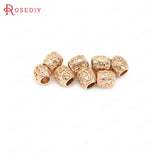 10PCS 5.5x5MM High Champagne Oval Spacer Beads DIY Jewelry