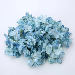 10PCS Artificial Burn Edge Hydrangea False Flowers DIY Home Decor