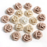 10PCS Camellia Flower DIY Rose Shoes Caps Decoration Accessories