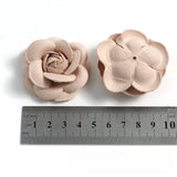 10PCS Camellia Flower DIY Rose Shoes Caps Decoration Accessories