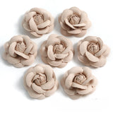 10PCS Camellia Flower DIY Rose Shoes Caps Decoration Accessories