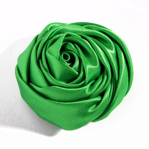 10PCS Satin Chiffon Flowers DIY Hair Fabric Flowers Wedding