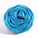 10PCS Satin Chiffon Flowers DIY Hair Fabric Flowers Wedding