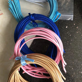 10PCS 5MM Satin Fabric Covered Ribbon Metal Headbands for Girls Women