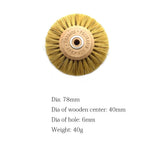 10PCS 78MM 4C Polishing Brushs Bristle Buffing Abrasive Brush