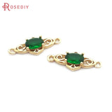 10PCS High Champagne Oval Charms Pendants