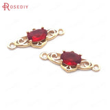 10PCS High Champagne Oval Charms Pendants