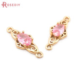10PCS High Champagne Oval Charms Pendants
