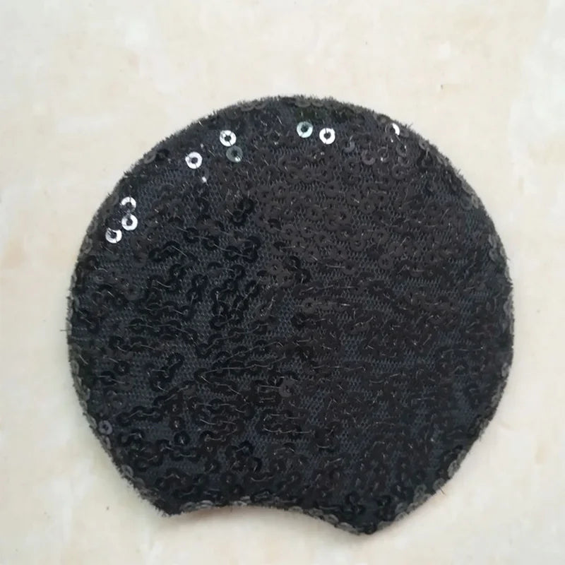 10PCS Big Double Sequin Mickey Ears Motifs for DIY Headbands