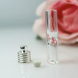 10PCS 8MM Sandglass Tube Hourglass Timer Glass Vial Pendant Lot
