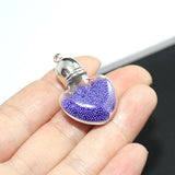 10PCS 8MM Glass Pendant DIY Wishing Glass Bottle Jewelry Finding
