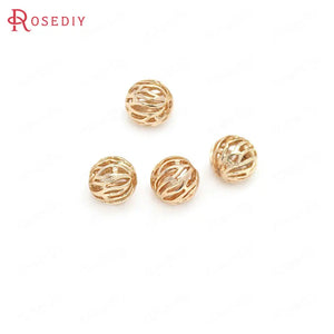 10PCS 8MM High Champagne Spacer Beads DIY Jewelry Accessories