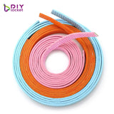 10PCS 8MM Wide PU Leather Wristband Bracelets for DIY Charms LSBR035*10