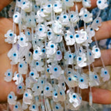 10PCS Elephant Evil Eye Shell Beads 9x12MM Natural Shell Beads