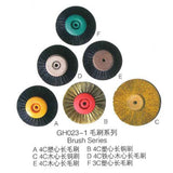 10PCS Abrasive Wheel Bristle Jewelry Rotary Tools Accessories