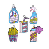 10PCS Acrylic Dangle Pendants for DIY Jewelry Making