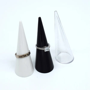 10PCS Acrylic Finger Ring Holder Mini Jewelry Display Stand