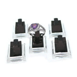 10PCS Acrylic Ring Display Stand Jewelry Store Decoration Clip Rack