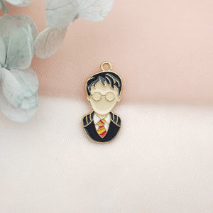 10PCS Magic School Charm Cartoon Pendant for DIY Jewelry