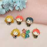 10PCS Magic School Charm Pendant DIY Keychain Earrings Jewelry Accessories