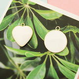 10PCS Enamel Charms Drop Oil Round Heart Pendants DIY Jewelry Accessory