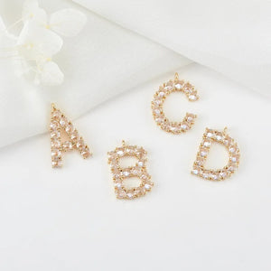 10PCS Alphabet 26 Letter Charms Pendant Women Jewelry DIY Accessories Gift Party