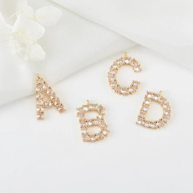 10PCS Alphabet 26 Letter Charms Pendant Women Jewelry DIY Accessories Gift Party