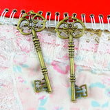 10PCS Keys Pendant For Chains Necklace Man Gift DIY Jewelry Key Accessory