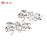 10PCS Antique Bronze Unicorn Horse Charms Pendants Jewelry Making Supplies