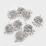 10PCS Antique Dream Catcher Charms for Boho Earring 36x28mm