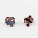 10PCS Slider Beads Fit Licorice Leather Cord Spacer Charms DIY Bracelet