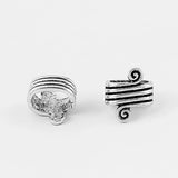 10PCS Slider Beads Fit Licorice Leather Cord Spacer Charms DIY Bracelet