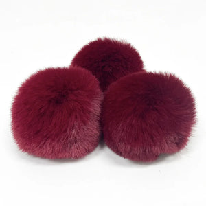 10PCS Faux Fur Pompom for DIY Keychain Shoes Hat Pom Pom Crafts 6/7/8/10cm