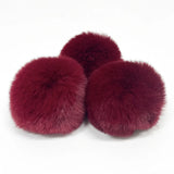 10PCS Faux Fur Pompom for DIY Keychain Shoes Hat Pom Pom Crafts 6/7/8/10cm