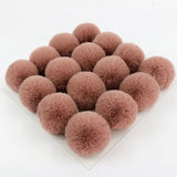 10PCS Faux Fur Pompom for DIY Keychain Shoes Hat Pom Pom Crafts 6/7/8/10cm