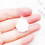 10PCS Beetlejuice Acrylic Anime Pendants Epoxy Resin Charms