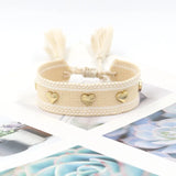 Bohemia Heart Metal Bracelet Tassel Jewelry for Women