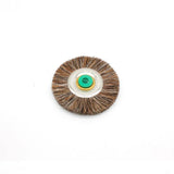 10PCS Brown Horse Hair Polishing Brush 48MM Jewelry Tools