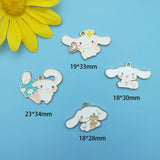10PCS Cartoon Animal Alloy Bracelet Earrings DIY Dog Pendant Charm
