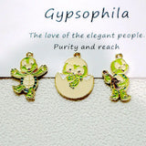 10PCS Cartoon Animal Turtle Alloy Enamel Pendant Charm DIY Accessory