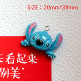 10PCS Cartoon Animal Resin Pendant DIY Jewelry Accessories