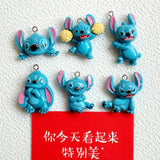 10PCS Cartoon Animal Resin Pendant DIY Jewelry Accessories