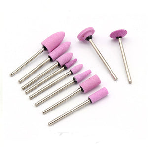 10PCS Ceramic Drill Bits 2.35MM Shank Jewelry Polishing Grinding Head