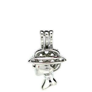 10PCS Character Avatar Pearl Cage Aromatherapy Locket Charms Pendant