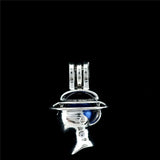 10PCS Character Avatar Pearl Cage Aromatherapy Locket Charms Pendant