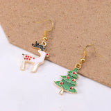 10PCS Christmas Alloy Pendant Silver Necklace for Jewelry Making