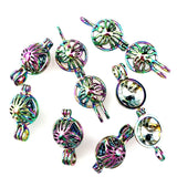 10PCS Butterfly Charm Pearl Cage Locket Aromatherapy Diffuser Pendant