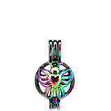 10PCS Butterfly Charm Pearl Cage Locket Aromatherapy Diffuser Pendant